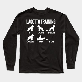 Lagotto Training Lagotto Romagnolo Tricks Long Sleeve T-Shirt